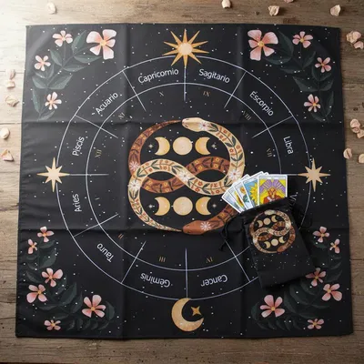 Paño tarot #37 Ouroboro