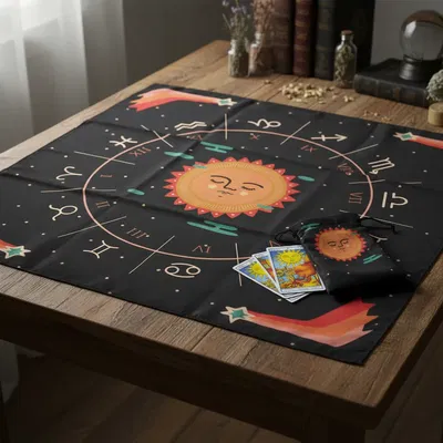 Paño tarot #36 Sol Cosmico