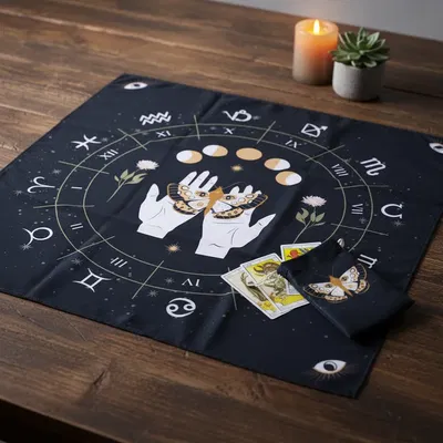 Paño tarot #20 Mariposa Intuicion