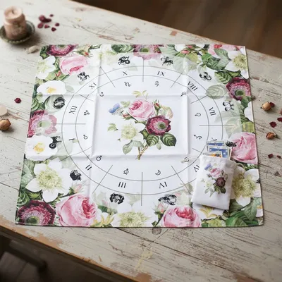 Paño tarot #24 Flores vintage