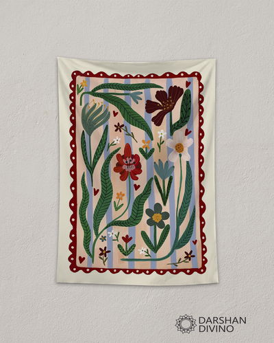 Tapiz "Jardin de Corazones"