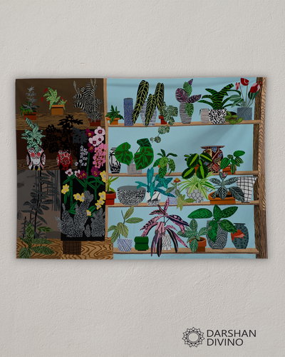 Tapiz "Biblioteca Botanica"