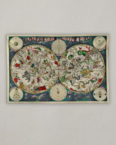 Tapiz "Mapa de Constelaciones Antiguo" 