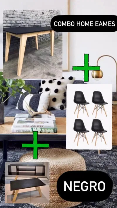 COMBO HOME EAMES NEGRO
