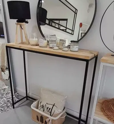 MESA DE ARRIME CON ESPEJO 60cm