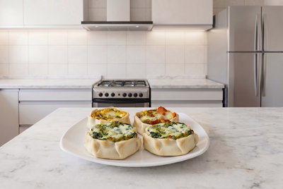 Empandas canastita de mix de verdudas (pack 4 unidades)