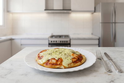 Pizza individual de muzzarella