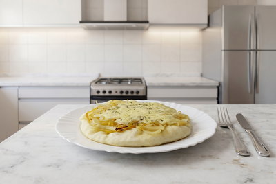 Pizza individual de fugazzeta