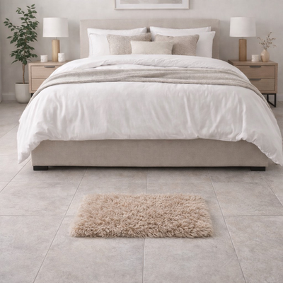 Alfombra nórdica pelo largo 60x40 cm