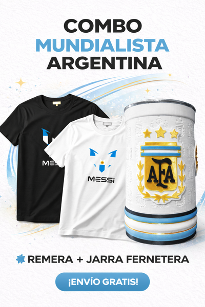 Remera Lio + Jarra Fernetera