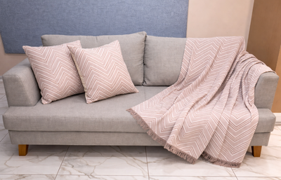 Manta de algodón sillón pie de cama