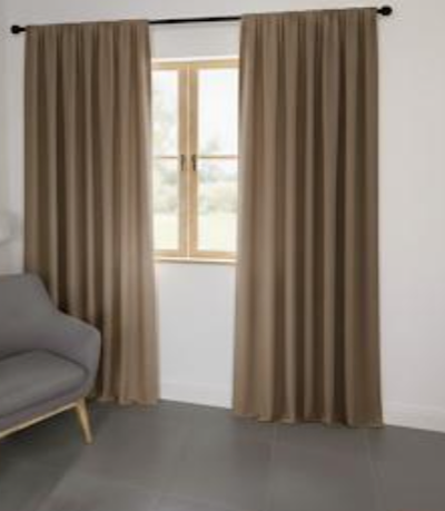 Cortina de Tusor de algodón 210 x 280