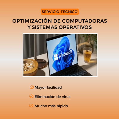 Servicio Técnico Especializado en Optimización de Computadoras