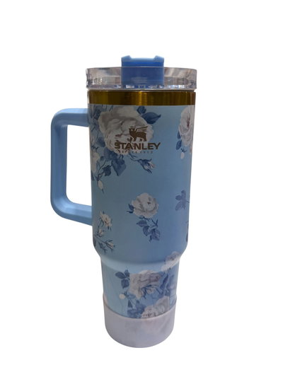 Termo Stanley Floreado Azul