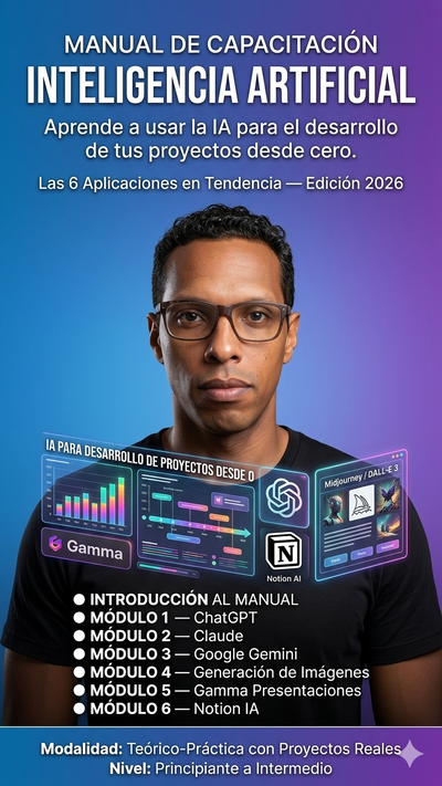 Dominio IA, De Principiante a Experto en las 6 Herramientas que Transformarán tu Trabajo.