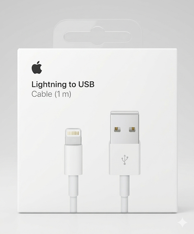 Cable Apple USB a Lightning (1 m)