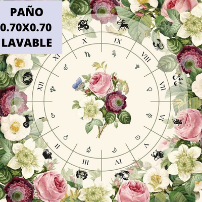 Paño tarot flores