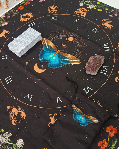 Paño tarot. Mariposa