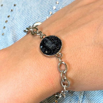 Pulsera de Turmalina Negra