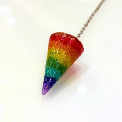 Péndulo de orgón 7 chakras