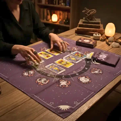 Paño Tarot Lunas Violeta