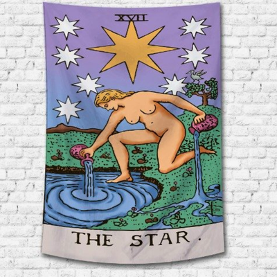 Tapiz la estrella. The star