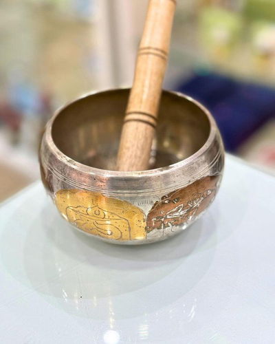 Cuenco 7 metales Dorado 11,5 cm de diametro