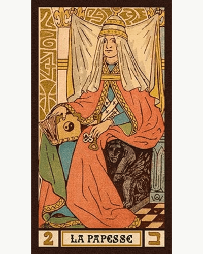 Golden Wirth Tarot - Grand Trumps (Tarot Wirth dorado). Lo Scarabeo