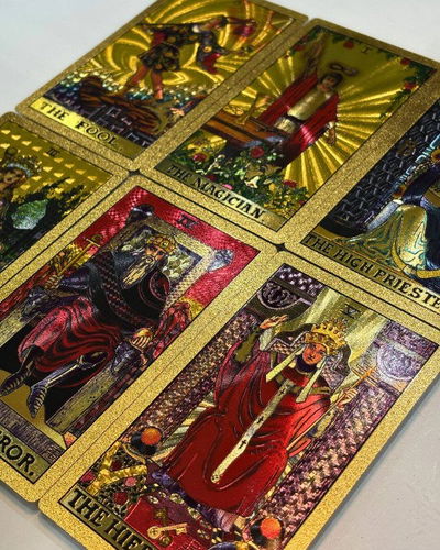 Tarot Rider waite Gold Foil super brillante
