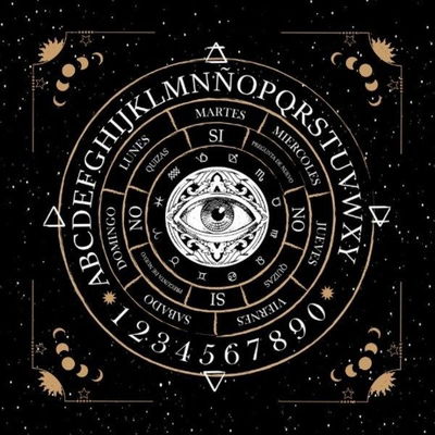 Paño para pendulo ojo negro y blanco