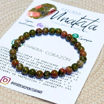 Pulsera de Unakita