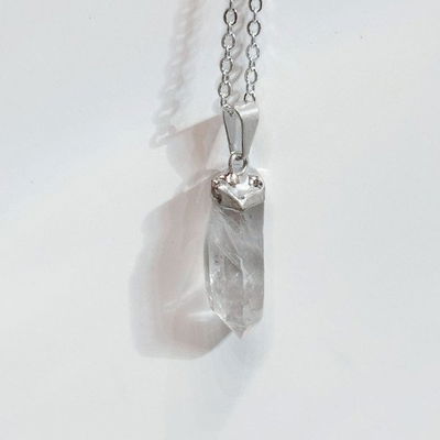 Collar cuarzo cristal