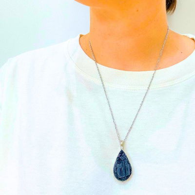 Collar gota de Turmalina