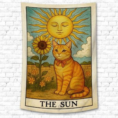 Tapiz Gatito The sun