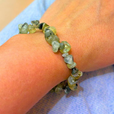 Pulsera de Prehnita
