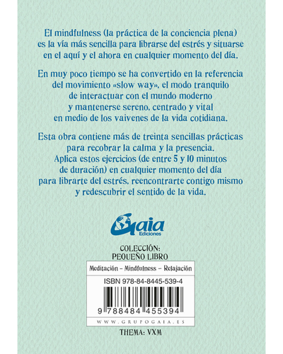 El pequeño libro del mindfulness Patrizia Collard