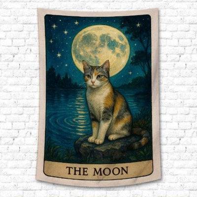 Tapiz Gatito The Moon