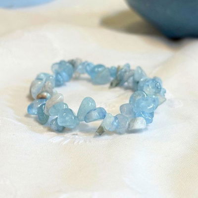 Pulsera de aguamarina