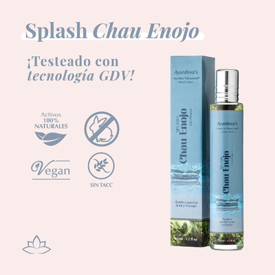 Splash áurico Chau enojo