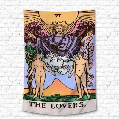 Tapiz Los enamorados color