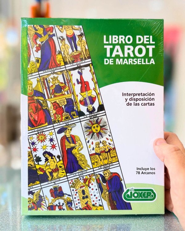 Kit Tarot de Marsella Joker - Incluye Mazo de 78 Cartas y Manual Guía