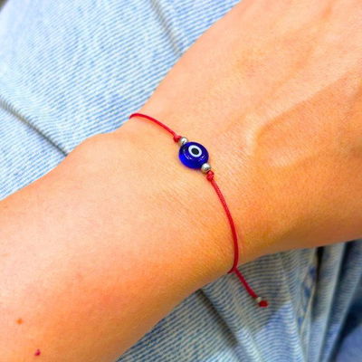 Pulsera ojo turco azul