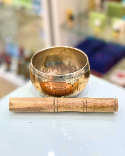 Cuenco 7 metales Dorado 10,5 cm de diametro