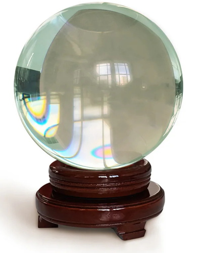 Bola de cristal. Bola magica. 10cm