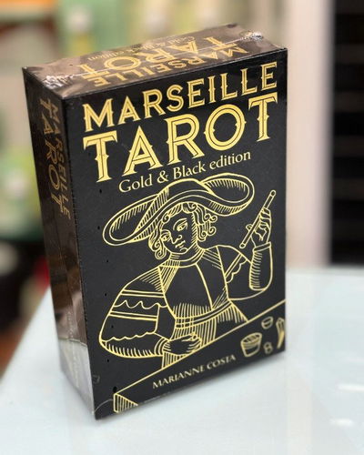 Tarot Marseille gold and black edition. Mariane Costa.