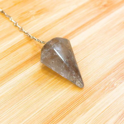 Péndulo de cuarzo ahumado