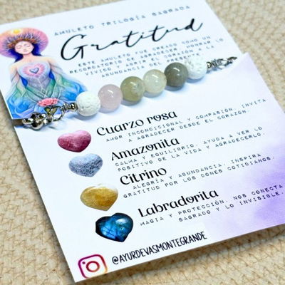 Pulsera gratitud
