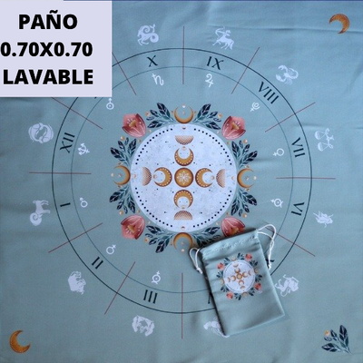 Paño tarot verde