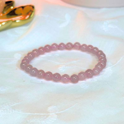 Pulsera de Cuarzo rosa