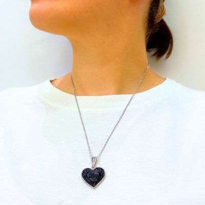 Collar corazon Turmalina
